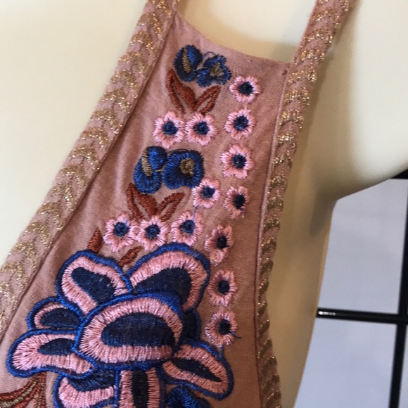 SOLD- FREE PEOPLE Dusty Mauve Lovers Mini Dress - Picture 6 of 8